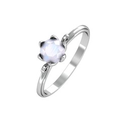 Кольцо из серебра р.16,5 ПРИВОЛЖСКИЙ ЮВЕЛИР 201485-FA97, алпанит
