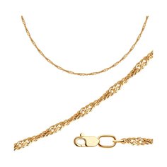 Цепочка из красного золота 45 см Diamant 51-180-09050-1