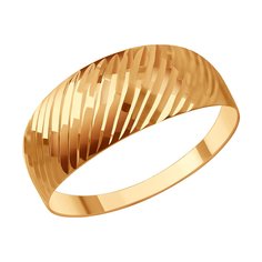 Кольцо из красного золота р. 18 SOKOLOV 019238