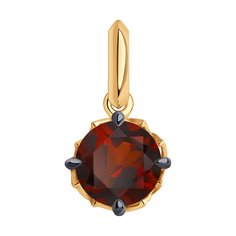 Кулон из красного золота Diamant 51-330-01763-3, гранат