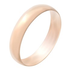 Кольцо обручальное из красного золота р. 19,5 585Gold 601005149