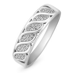 Кольцо из серебра с фианитом р. 21 585Gold 701006828