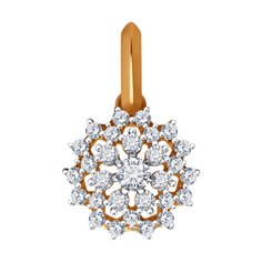 Подвеска из красного золота Diamant 51-130-02302-1, фианит