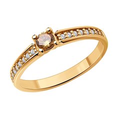 Кольцо из серебра р. 19,5 Diamant 93-110-01573-2, фианит