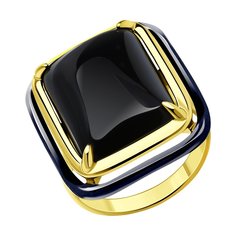 Кольцо из серебра с агатом р. 20 Diamant 93-310-01704-1