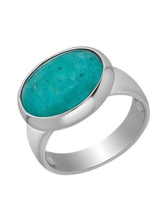 Кольцо из серебра р. 18,5 Ювелирочка 1045516, амазонит