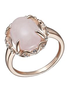 Кольцо из серебра р. 19 Ювелирочка 1065038, кварц\топаз