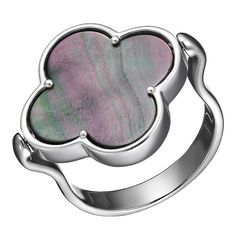 Кольцо из серебра р. 18,5 Ювелирочка 1062982, перламутр