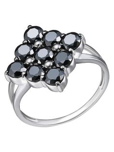 Кольцо из серебра р. 19 Ювелирочка 1063392, шпинель