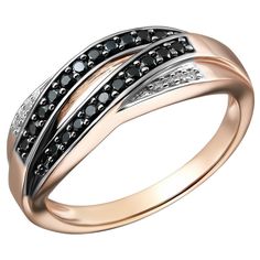 Кольцо из серебра р. 18,5 Ювелирочка 1065083, шпинель\циркон
