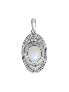 Кулон из серебра Ювелирочка 058434, лунный камень
