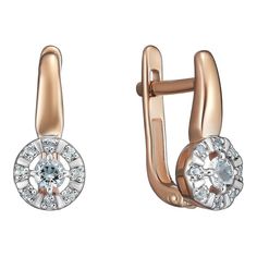 Серьги из серебра Ювелирочка 2084600, топаз