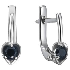 Серьги из серебра Ювелирочка 2086784, сапфир