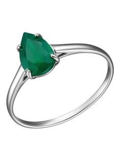 Кольцо из серебра р. 17 Ювелирочка 1061924, агат