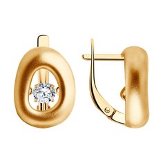 Серьги из серебра Diamant 93-120-01891-1, фианит