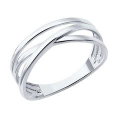 Кольцо из серебра р. 18 SOKOLOV 94014155
