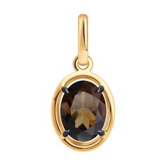 Кулон из красного золота Diamant 51-330-01927-5, раухтопаз