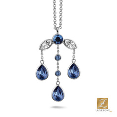 Колье из серебра 42 см Phantasya S1228 72 RH, swarovski