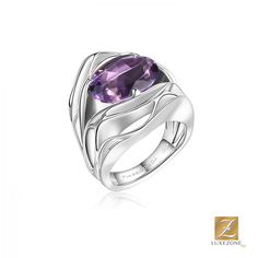 Кольцо из серебра р. 18,5 Pianegonda PAM31D, аметист