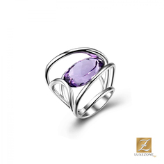 Кольцо из серебра р. 17,2 Pianegonda PSU31B, аметист