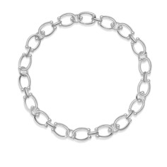 Ожерелье-цепь из серебра 45 см Pianegonda PSON03X