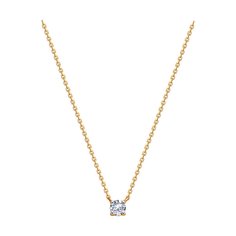 Колье из красного золота 38 см Diamant 51-170-01946-1, фианит