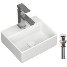 Раковина накладная со смесителем (прямоугольная BAU Cerama Mini+ смеситель Hotel,выпуск) Bauedge