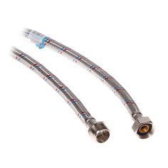 Подводка для воды 1/2"х3 м, Г-Ш, латунь, AquaLine, 01438