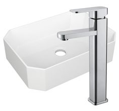 Раковина накладная на столешницу BAU Hotel прямоугольная 51х37, смеситель Hotel Still Bauedge