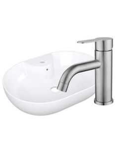 Раковина накладная BAU Nimb 60х42 со смесителем Dream Bauedge