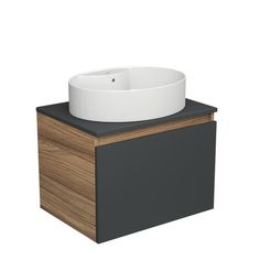 Тумба Bau Dream Blackwood 60 + Раковина BAU Nimb 51х41 Bauedge
