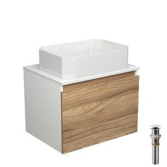 Тумба с раковиной(Тумба Bau Blackwood 60, Раковина 59х40,СмесительBAU Hotel 51х37,выпуск) Bauedge