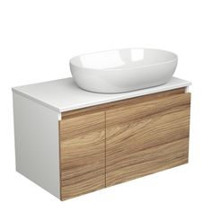 Тумба с раковиной Bau Dream Blackwood 80+Раковина BAU Nimb 59х40 Bauedge