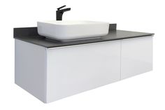 Тумба COMFORTY Милан-120 белая с раковиной Comforty T-Y9378