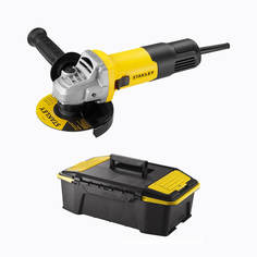 Шлифмашина угловая STANLEY SGV115-RU + Ящик для инструмента STANLEY