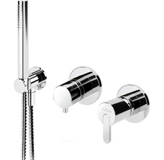 Встраиваемый смеситель для ванны и душа Cezares LEAF-VDIM3-D-L-01