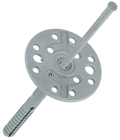 Дюбель для теплоизоляции 10х110мм пластиковый гвоздь (упак. 50шт.) Noname