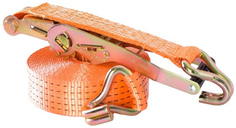 Ремень крепления груза с храповиком 2,5-5 т 10 м ширина ленты 50 мм Noname