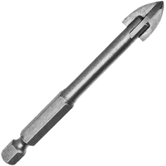 Сверло по кафелю и керамике с четырьмя режущими лезвиями 8мм Noname