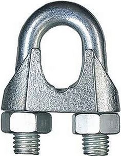 Зажим для стальных канатов DIN 741 М20 (уп. 1шт) пакетик Noname