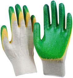 Перчатки х/б 2-ой облив утепленные Noname