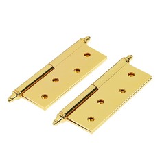 Петля дверная PALLADIUM 610-S-4", левая, цвет латунь