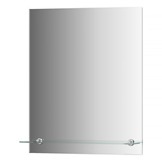 Зеркало настенное с фацетом и полочкой SHELF FACET EVOFORM 50х60 см, SP 9497
