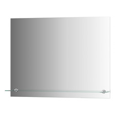 Зеркало настенное с фацетом и полочкой SHELF FACET EVOFORM 80х60 см, SP 9484