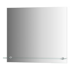 Зеркало настенное с фацетом и полочкой SHELF FACET EVOFORM 70х60 см, SP 9485