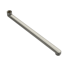 Излив Санакс 10717 к смесителю в ванную литой 40 см плоский, из нержавеющей стали