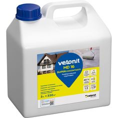 Грунтовка-концентрат Vetonit MD 16 для пола и стен, 3 л