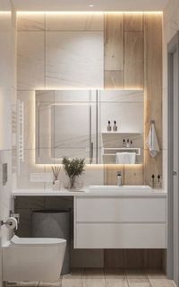 Зеркало QTR 70*110 с тёплой LED-подсветкой горизонтальное Slavio Maluchini