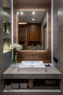 Зеркало QTR 60*40 с тёплой LED-подсветкой Slavio Maluchini