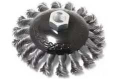 Кордщетка Для Ушм Дисковая 100мм Витая Сталь В Блистере ROCK FORCE арт. RFBWF104 Rockforce